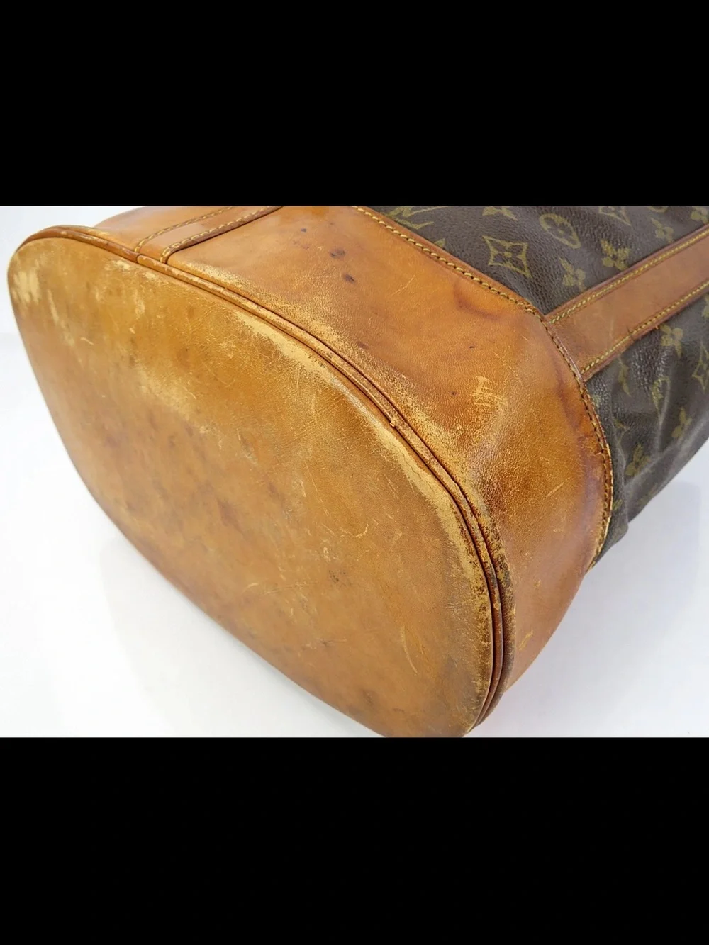 Louis Vuitton Brown Monogram Canvas Bucket Duffel Bag